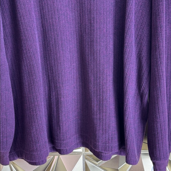 NATURAL LIFE Purple V-Neck Sweater - Picture 2 of 8